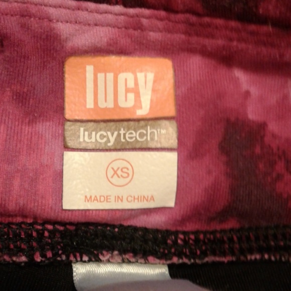 Lucy Tech XS workout Capri pink black - Picture 7 of 7